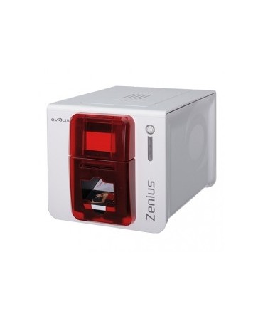 ZN1U-GP1 Evolis Zenius Classic GO PACK, unilaterale, 12 punti /mm (300dpi), USB, rosso