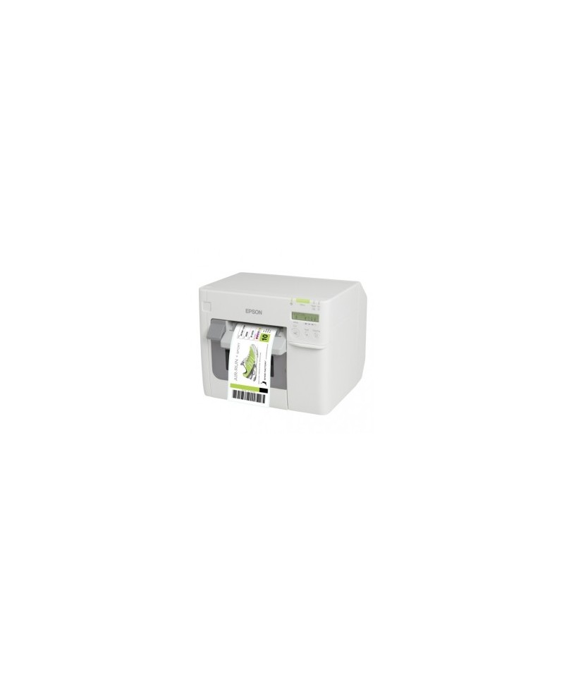 C31CD54012CD-Bundle1 Epson ColorWorks C3500 Label Club Bundle 01, cutter, disp., USB, Ethernet, NiceLabel, white