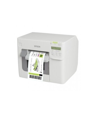 C31CD54012CD-Bundle2 Epson ColorWorks C3500 Label Club Bundle 02, cutter, disp., USB, Ethernet, NiceLabel, white