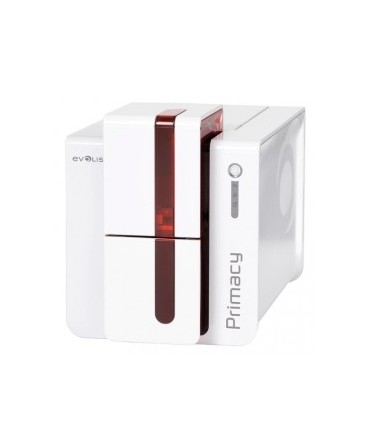 PM1H00001S Evolis Primacy, single sided, 12 dots/mm (300 dpi), USB, Ethernet, red