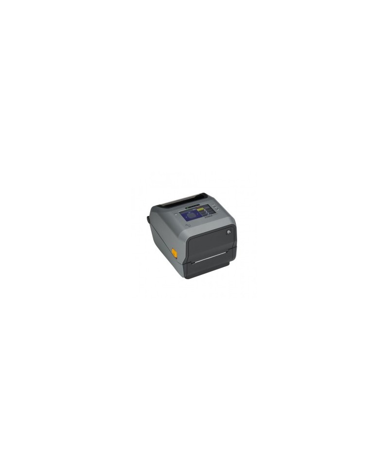 ZD6A043-D4EL02EZ Zebra ZD621d, 12 punti /mm (300dpi), Cutter, linerless, RTC, USB, USB Host, RS232, BT, Ethernet, WLAN, grigio