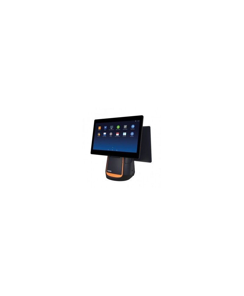 P01220018 Sunmi T2s, 39.6 cm (15,6''), customer display 10'', Android, black, orange