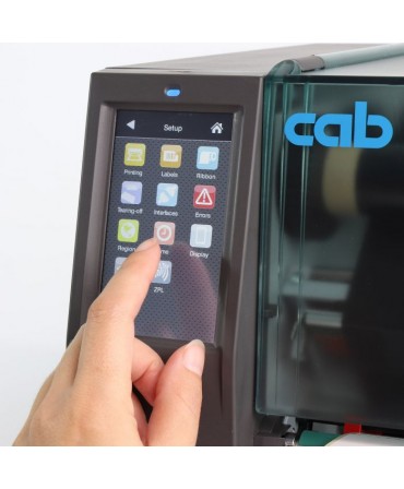 cab EOS5, 300 dpi desktop label printer, model with tear-off edge (5978212)
