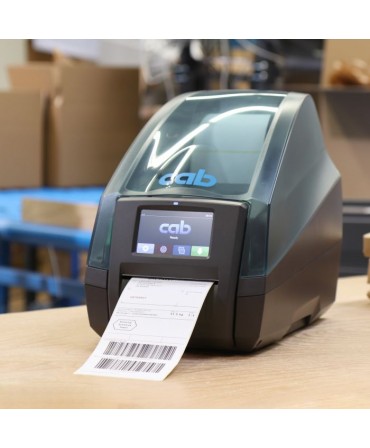 cab MACH4.3S, 203 dpi label printers (industrial), LCD touch-screen, tear-off edge (5984630)