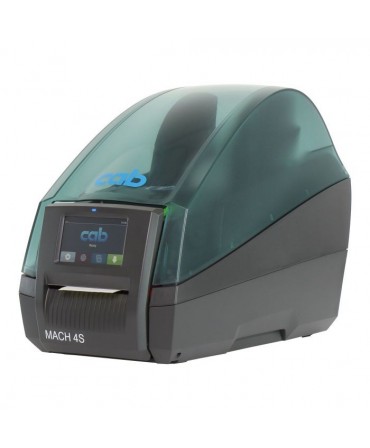 cab MACH4.3S, 300 dpi label printers (industrial), LCD touch-screen, tear-off edge (5984631)