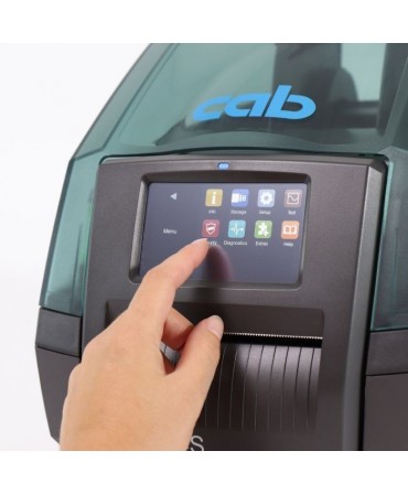 cab MACH4.3S, 203 dpi label printers (industrial), LCD touch-screen, cutter (5984638)