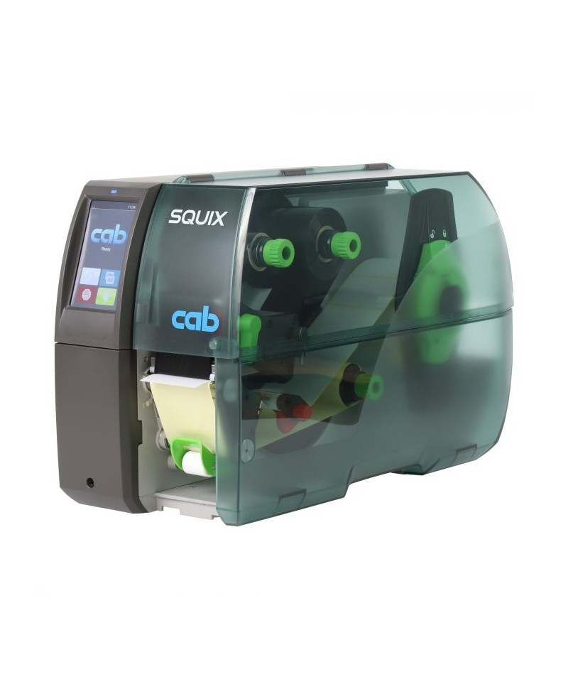 Stampante desktop CAB SQUIX 2, 600 dpi , LCD touch display, strappo (5977031) Stampante desktop CAB SQUIX 2, 600 dpi , LCD touch display, strappo (5977031)