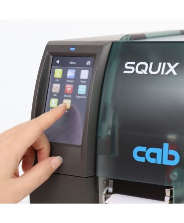 Stampante desktop CAB SQUIX 2, 600 dpi , LCD touch display, strappo (5977031)
