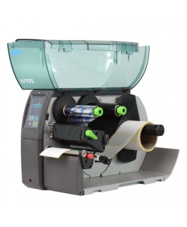 cab SQUIX 4.3/300MP, 300 dpi label printers (industrial), LCD color touchscreen, dispenser, rewinder (5977023)