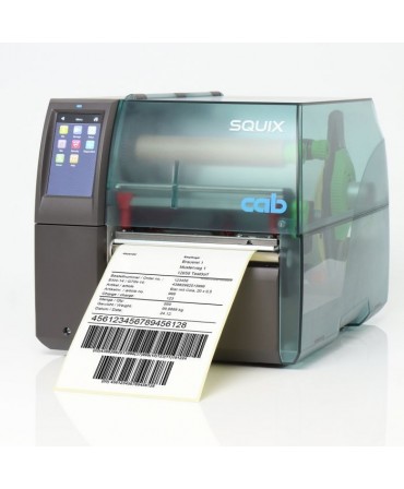 Stampante industriale CAB SQUIX 6.3, 203 dpi , LCD touch display, strappo (5977034)