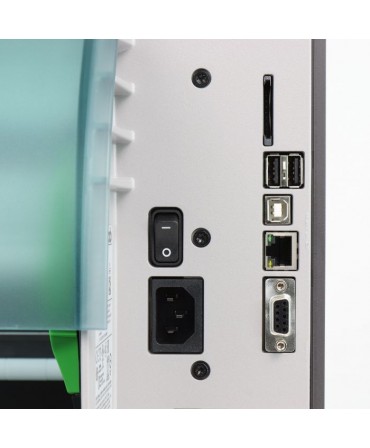 Stampante industriale CAB SQUIX 6.3P, 300 dpi , LCD touch display, con spellicolatore e riavvolgitore (5977037)