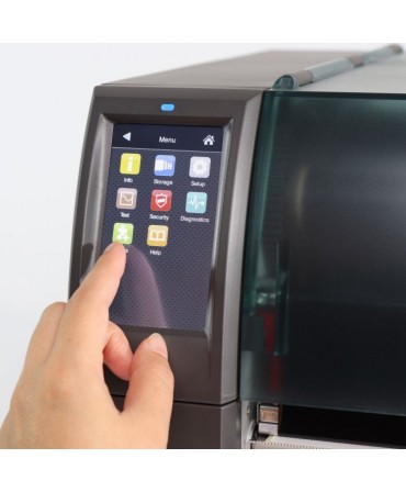 Stampante industriale CAB SQUIX 6.3P, 300 dpi , LCD touch display, con spellicolatore e riavvolgitore (5977037)