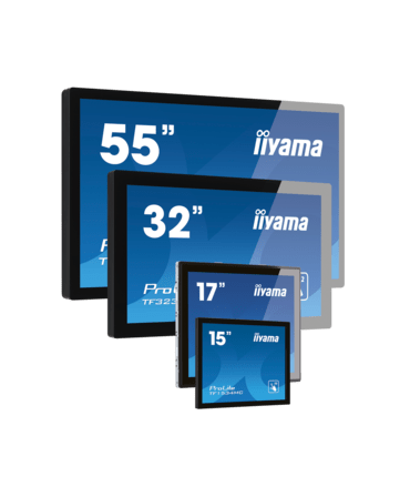 TF1615MC-B1 iiyama ProLite open-frame LCDs, 39,6 cm (15,6''), Projected Capacitive, 10 TP, Full HD, Kit (USB), nero