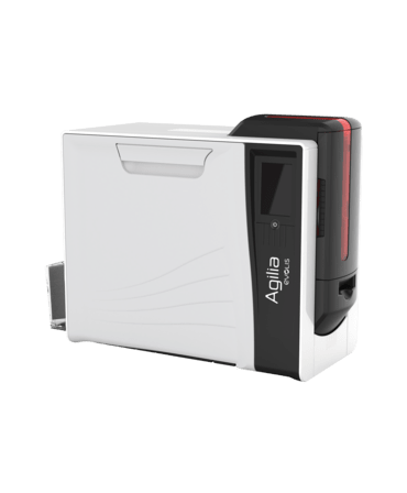 AG1-0003 Evolis Agilia, Elyctis Dual Encoder, unilaterale, 24 punti /mm (600dpi), Disp., Smart, RFID, USB, Ethernet, Kit (USB), 