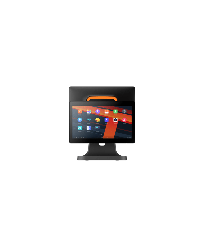 P03130028 Sunmi T2s Lite, 39,6 cm (15,6''), Full HD, CD, USB, RS232, BT, Ethernet, WLAN, Android, nero, arancione