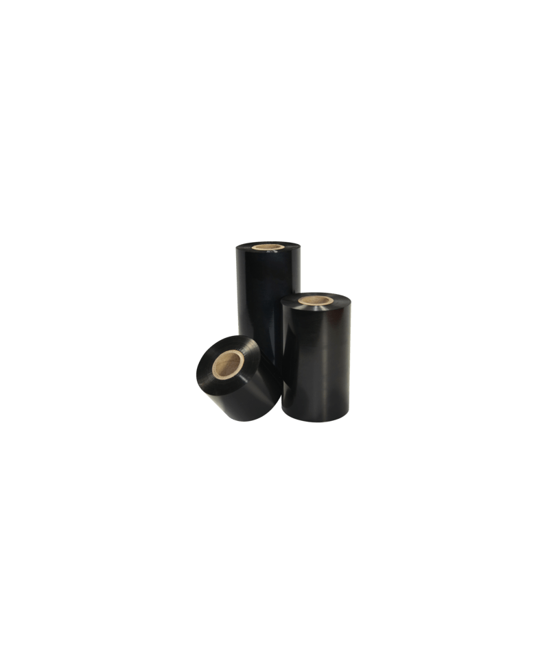 T12869IO Thermal transfer ribbons, Inkanto, AXR 7+, Resina, 110 mm, 300 m, Esterno, Nero
