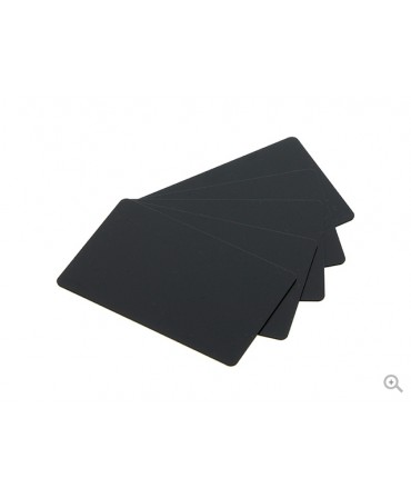 Black PVC Card, 15 mil