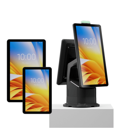 3PTY-SC-2000-PB1-01 - Zebra Kiosk Stand, Floorstand