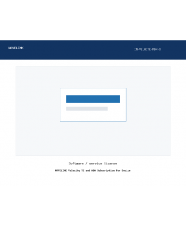 WAVELINK Velocity TE and MDM Subscription Per Device