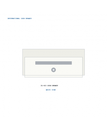 INTERNATIONAL CASH DRAWER ICD CASH DRAWER WHITE STAR