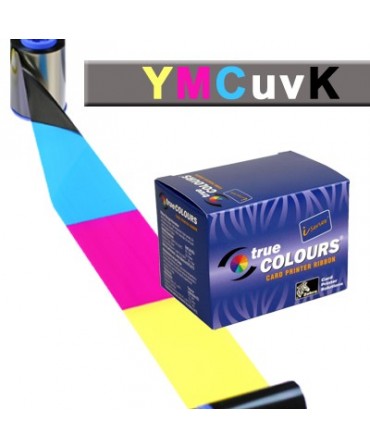 800015-543 Zebra i Series colour ribbon, YMCUvK